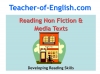 Reading Non Fiction and Media Texts Teaching Resources (slide 1/104)